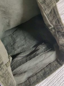 Stylish Corduroy Tote Bag