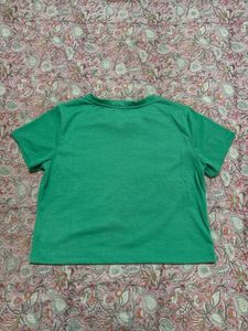 Green Graphic Print T-Shirt