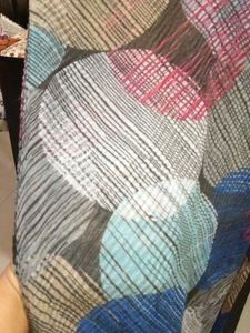 Colorful Circle Patterned Scarf