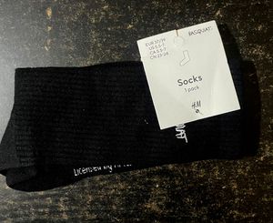 H&M Basquiat Black Socks