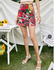 Floral Mini Skirt