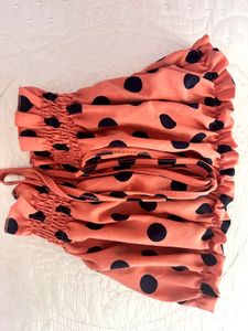 Polka Dot Retro Tube Top