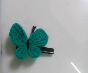 Crochet Butterfly Hair Clip