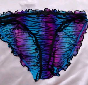 Funky Zebra Print Briefs panty