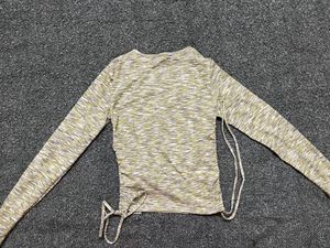 Forever 21Multi Color Textured Fitted Knit Top