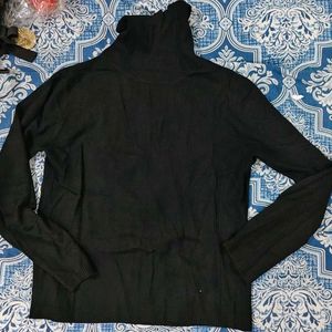 Classic Black Turtleneck Sweater
