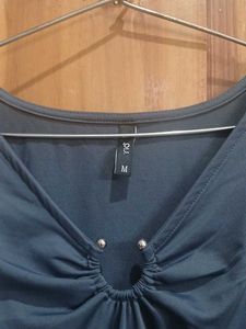 Chic Long-Sleeve V-Neck Top