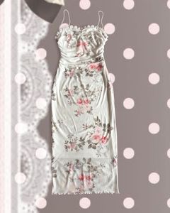 Floral Print Ruched Dress