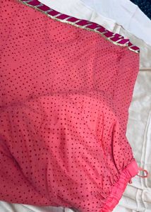 Cute Pink Polka Dot Dress bottom