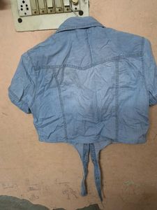 Denim Short Sleeve Shirt