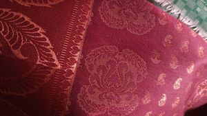 Silk blend Saree with Tassels