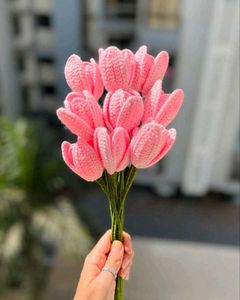 Crochet Tulip Bouquet