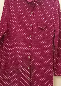 Maroon Tshirt Long