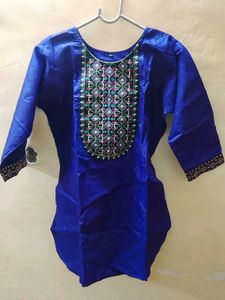 Embroidered Kurta Top