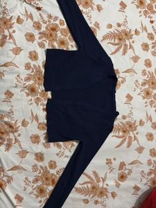 Navy Blue Cardigan