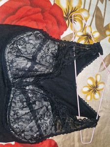 Pinteresty Black Lace Trim Camisole