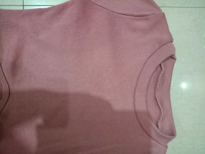 Cute pink crop top