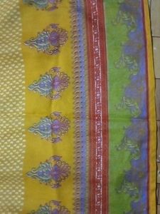 Yellow Printed Kurta