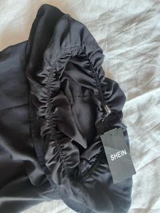 Chic Black Off-Shoulder Ruffle Top