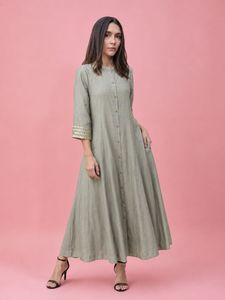 Chanderi Silk Anarkali Kurta