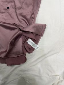 ASOS Satin Tuck-In Shirt