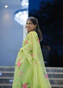 Green Floral Lehenga Choli