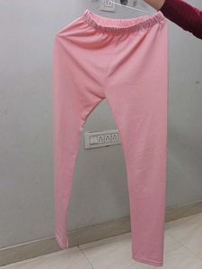 Light Pink Casual Leggings