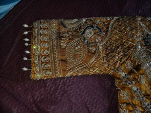 Brand New saree with heavy stitched blouse