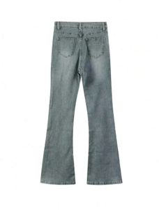 Flared Denim Jeans + FREE flower clutcher 🎁