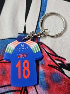 India Cricket Jersey Virat Kohli Keychain