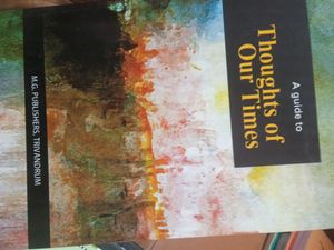"Thoughts of Our Times" - Vintage Book