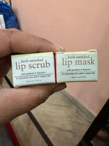 Herb Enriched Lip Scrub &amp; Mask Set