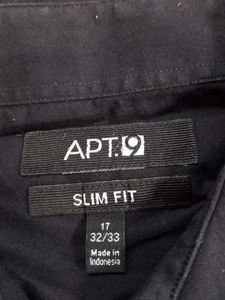 Apt 9 Slim Fit Black Shirt Indonesia