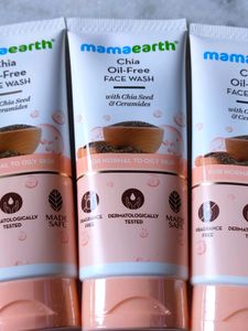Pack Of 3 Mamaearth Chia Oil- Free Face Wash