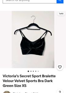 victoria's Velvet Bralette 32D,34A, 34AA