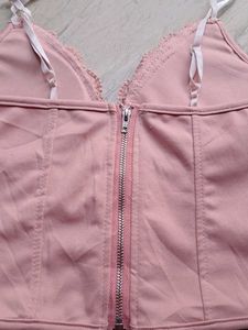 laces padded  corset top n short  combo