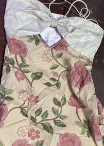 Floral Maxi Dress with Bow Detail
