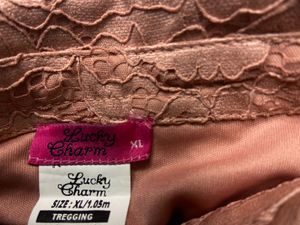 Pink Lace Button-Down Shirt