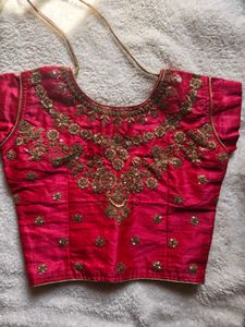 Embroidered Silk Blouse