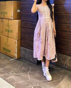 Chic Striped Midi Dress