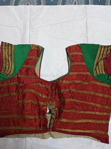 Elegant Striped Saree