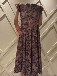Boho Floral Print Dress