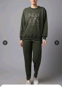 Olive Green Track Suit