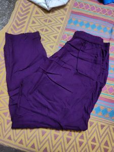 Elegant Embroidered Purple Kurta