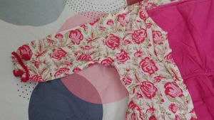 Beautiful Floral Print Kurta