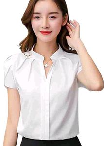 Korean White Elegant Top