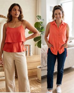 Buy 1 get one orange duo Top (women’s)