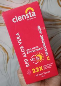 Clensta Ultra Matte Sunscreen SPF 50