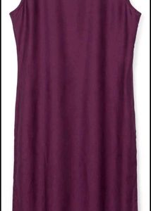 Elegant Purple Kurta with Gold Embroidery