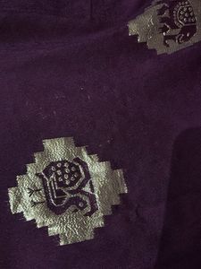 Elegant Silk Saree with Peacock Motifs
